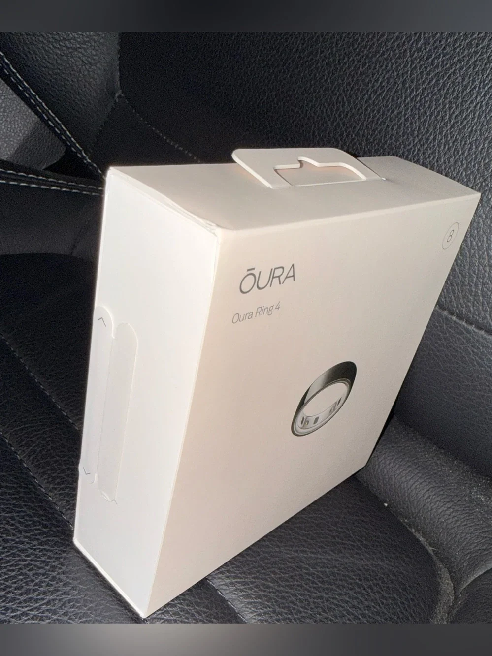 Oura Ring 4 in Black - Size 8 - Brand New Never Opened Box